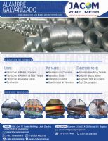 Alambre Galvanizado Clase 1 y Clase 3